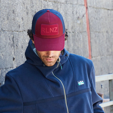 Ridgeline Unisex RLNZ Trucker Cap Rhubarb