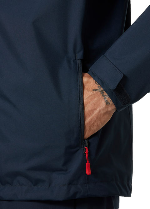 Helly Hansen Men’s Crew Midlayer Sailing Jacket 2.0 Navy