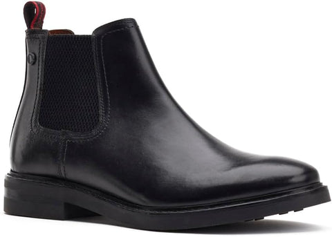 Base London Portland Chelsea Boot Waxy Black