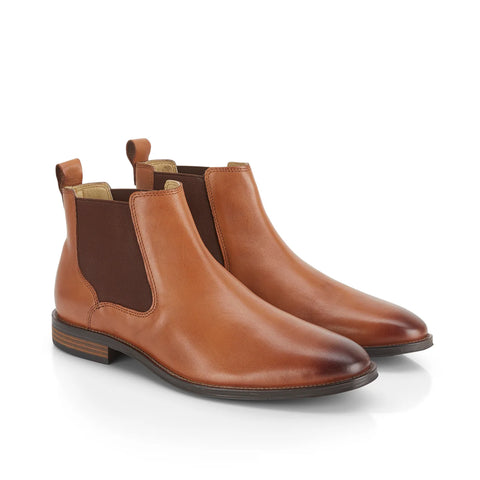 Catesby Andrew Comfort Flex Chelsea Boot Tan