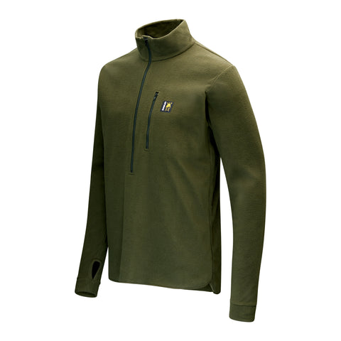 Swazi Unisex Micro Fleece Shirt Olive Green
