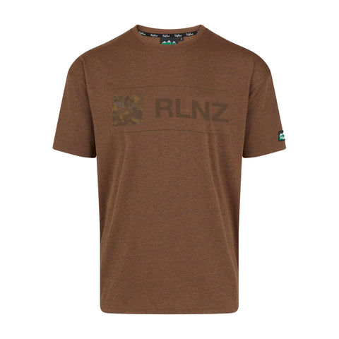 Ridgeline Men's Basis T-Shirt Ochre Marl