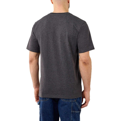 Carhartt Relaxed Fit Heavyweight Short-Sleeve K87 Pocket T-Shirt Carbon Heather