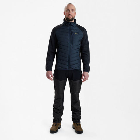 Deerhunter Moor Padded Jacket With Knit Dark Blue
