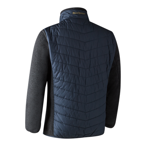 Deerhunter Moor Padded Jacket With Knit Dark Blue