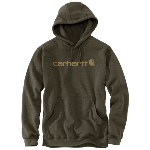 Carhartt Marquette Logo Sweatshirt Burnished Logs Green