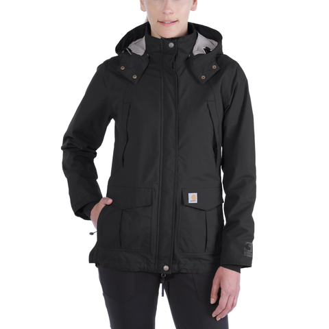 Carhartt Women's Storm Defender™ Relaxed Fit Heavyweight Jacket Black