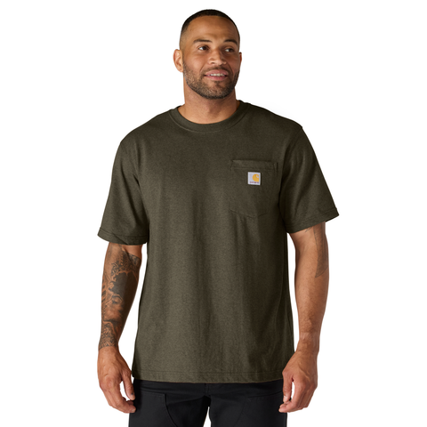 Carhartt Dearborn Relaxed Pocket T-Shirt Burnished Logs Heather Green