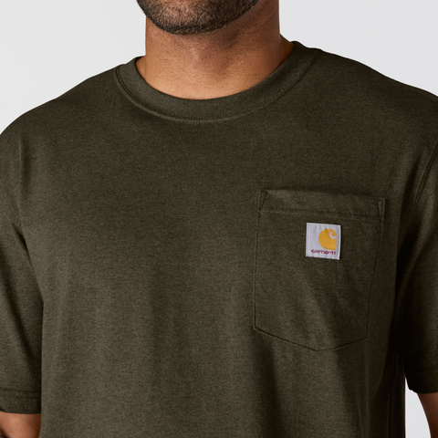 Carhartt Dearborn Relaxed Pocket T-Shirt Burnished Logs Heather Green