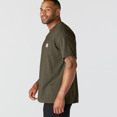 Carhartt Dearborn Relaxed Pocket T-Shirt Burnished Logs Heather Green