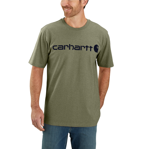 Carhartt Dearborn Relaxed Logo T-Shirt Dusty Olive