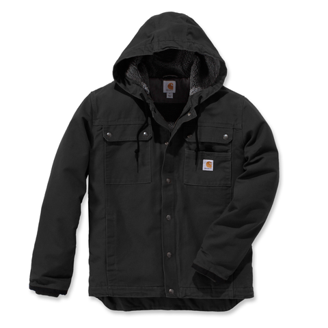 Carhartt Washed Duck Bartlett Jacket Black