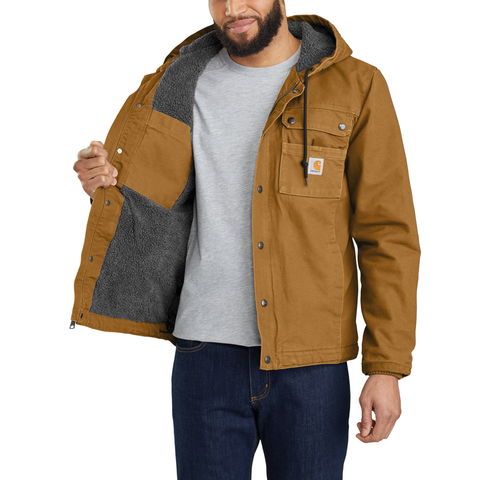 Carhartt Washed Duck Bartlett Jacket Brown