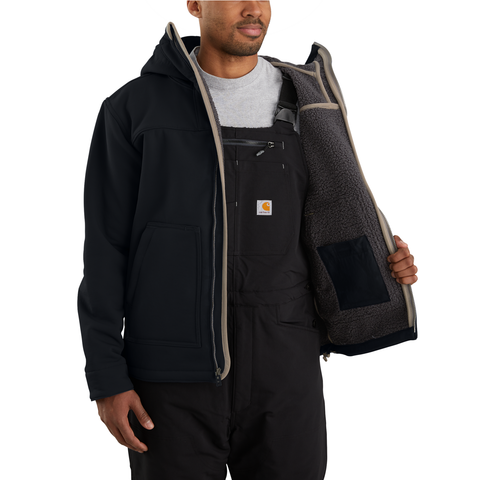 Carhartt Super Dux™ Relaxed Fit Sherpa-Lined Active Jac Black