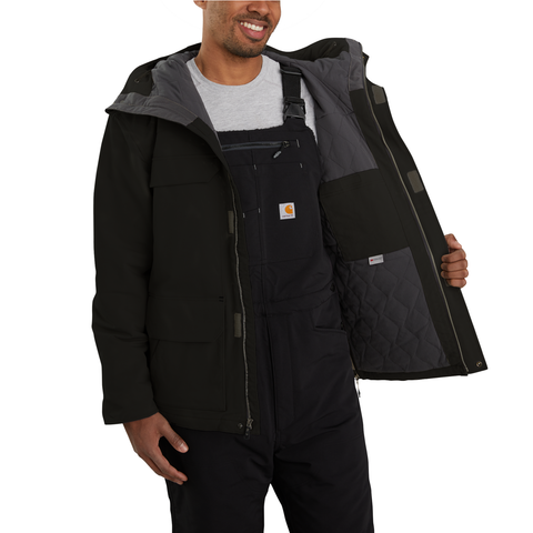 Carhartt Super Dux™ Relaxed Fit Insulated Traditional Coat Black