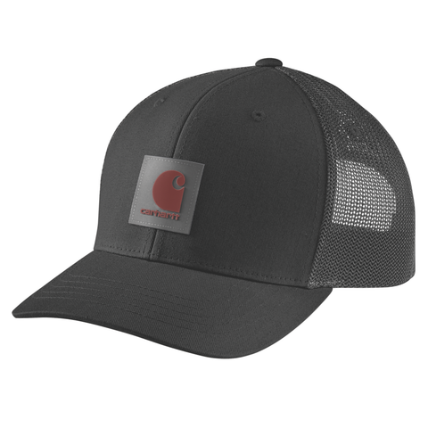 Carhartt Rugged Flex™ Twill Mesh-Back Logo Patch Cap Black