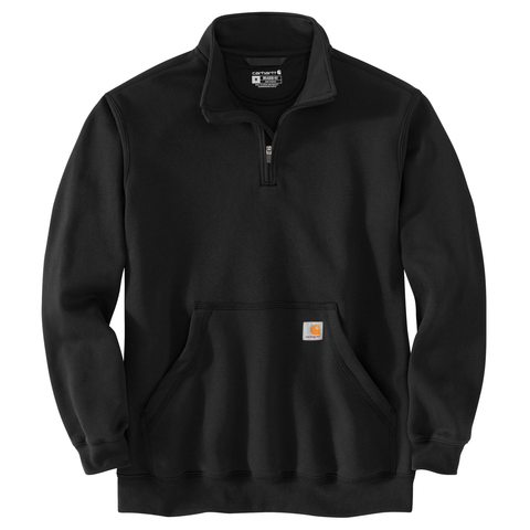 Carhartt Marquette 1/4-Zip Mock-Neck Sweatshirt Black