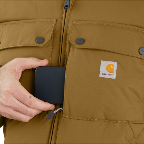 Carhartt Montana Loose Fit Insulated Jacket Oak Brown