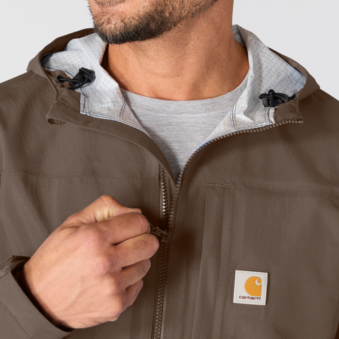 Carhartt Monterey Rain Defender™ Waterproof Jacket Tarmac Brown
