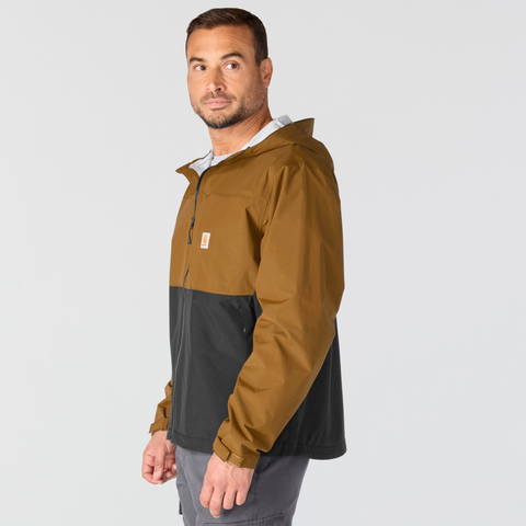 Carhartt Monterey Rain Defender™ Waterproof Jacket Brown/Black