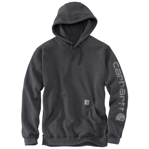 Carhartt Durham Garment Dyed Logo Sweatshirt Shadow Grey