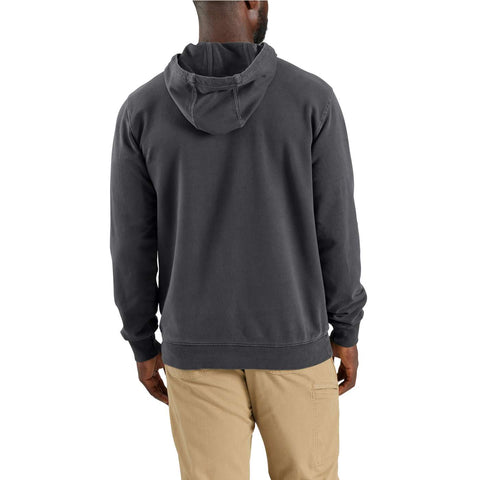 Carhartt Durham Garment Dyed Logo Sweatshirt Shadow Grey