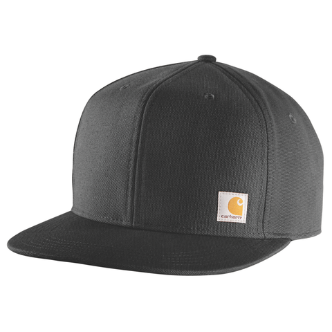 Carhartt Firm Duck Flat Brim Cap Black