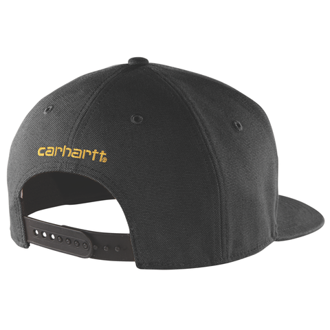 Carhartt Firm Duck Flat Brim Cap Black