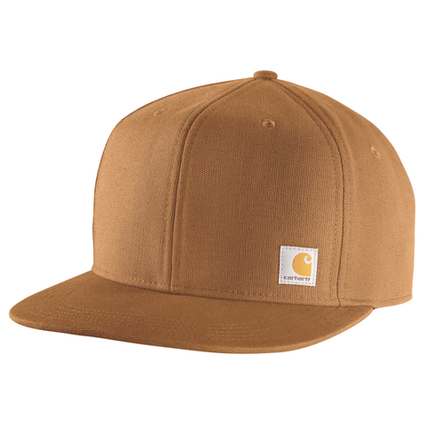 Carhartt Firm Duck Flat Brim Cap Brown