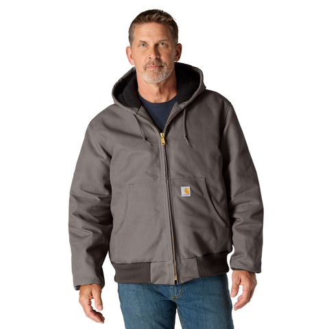 Carhartt Iconic J140 Firm Duck Active Jac Gravel Grey