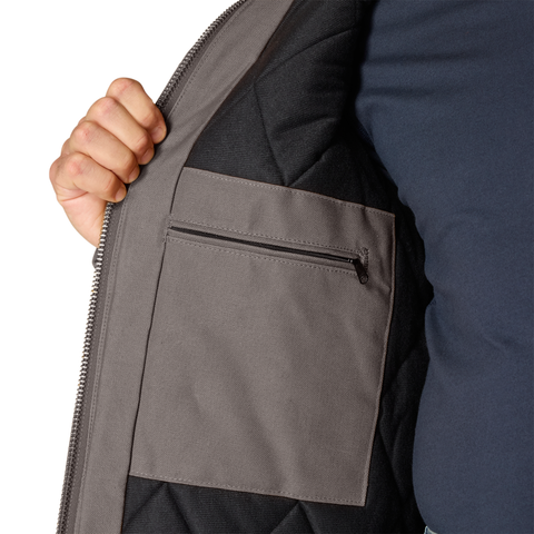 Carhartt Iconic J140 Firm Duck Active Jac Gravel Grey