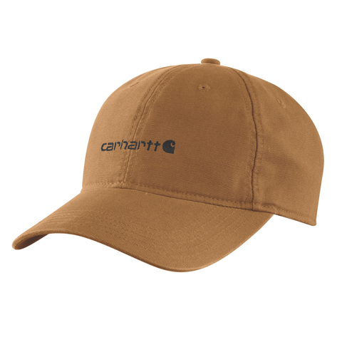 Carhartt Women's Canvas Embroidered Graphic Cap Brown