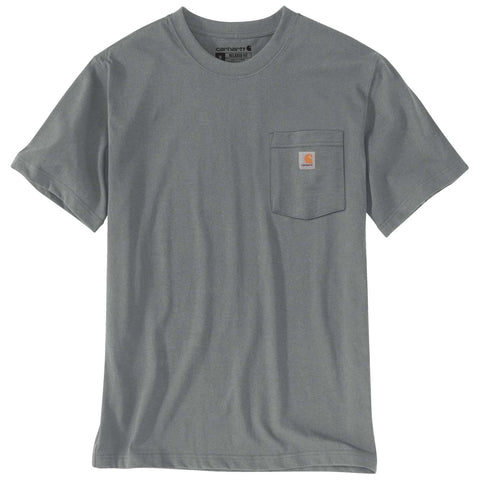 Carhartt Irvine Relaxed 3D Logo T-Shirt Weathered Ash Heather Grey