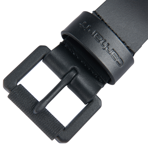 Carhartt Bridle Leather Roller Buckle Belt Black
