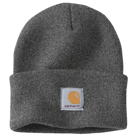 Carhartt Knit Cuffed Beanie Coal Heather Grey