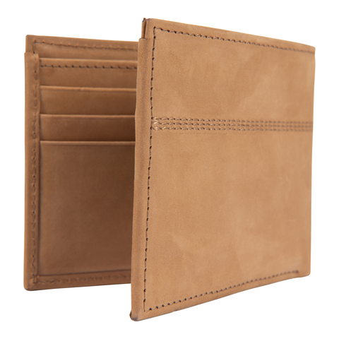 Carhartt Saddle Leather Bifold Wallet Brown