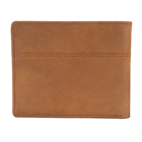 Carhartt Saddle Leather Bifold Wallet Brown