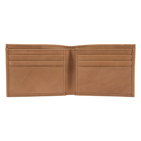 Carhartt Saddle Leather Bifold Wallet Brown