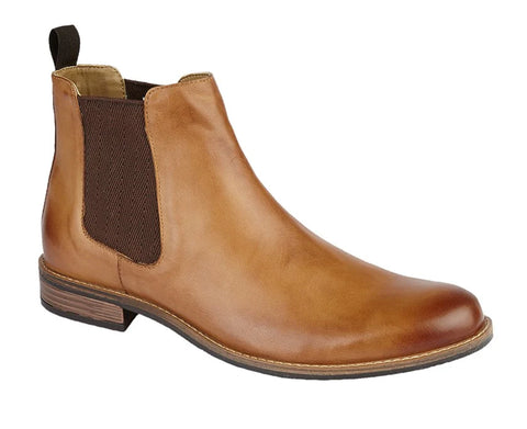 Roamers M163BT Chelsea Boot Tan