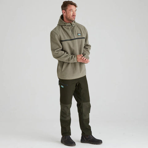 Ridgeline Kodiak Fleece Smock Hoodie Smokey Olive