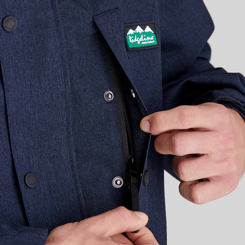 Ridgeline Men's Monsoon Light Jacket Navy