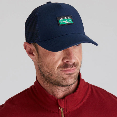 Ridgeline Unisex Monsoon Trucker Cap Navy