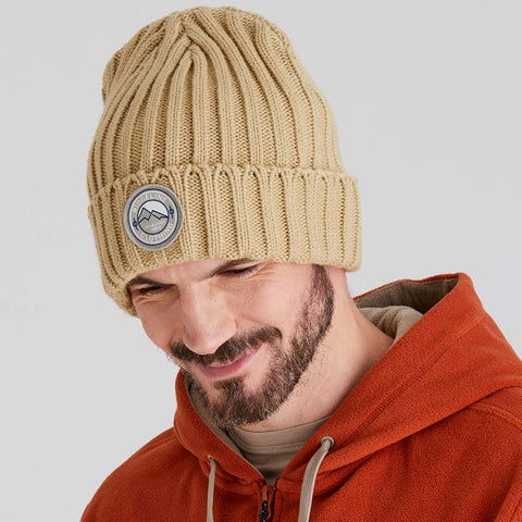 Ridgeline Unisex Original Knitted Beanie Stone