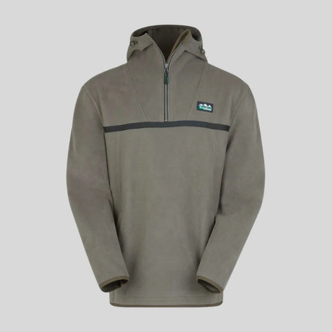 Ridgeline Kodiak Fleece Smock Hoodie Smokey Olive