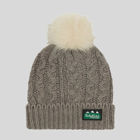 Ridgeline Unisex Nordic Fleck Bobble Hat Mushroom