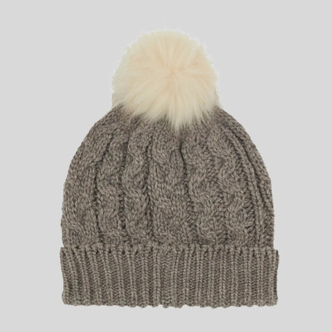 Ridgeline Unisex Nordic Fleck Bobble Hat Mushroom