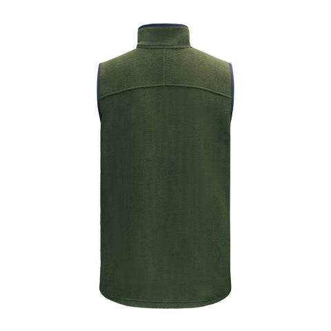 Swazi Unisex Sherpa Vest Olive Green