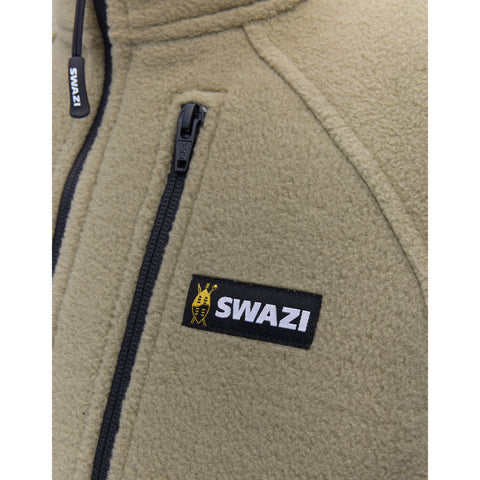 Swazi Unisex Sherpa Vest Tussock Beige