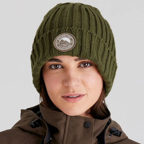 Ridgeline Unisex Original Knitted Beanie Olive