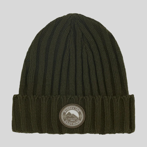 Ridgeline Unisex Original Knitted Beanie Olive
